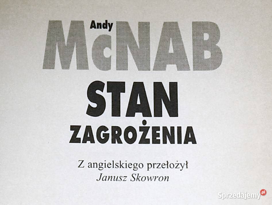 Stan zagrożenia Andy McNab Chełm