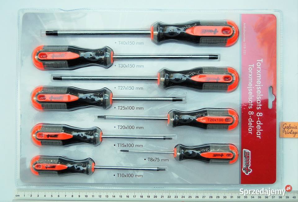 Zestaw śrubokrętów wkrętaków Meec Tools 8 Śrubokręty i wkrętaki Lublin sprzedam