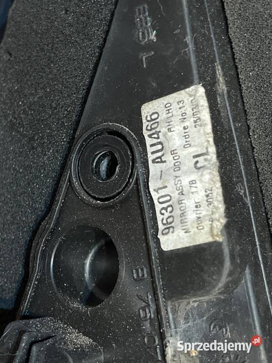 Lusterko prawe 5 pin NISSAN PRIMIERA P12