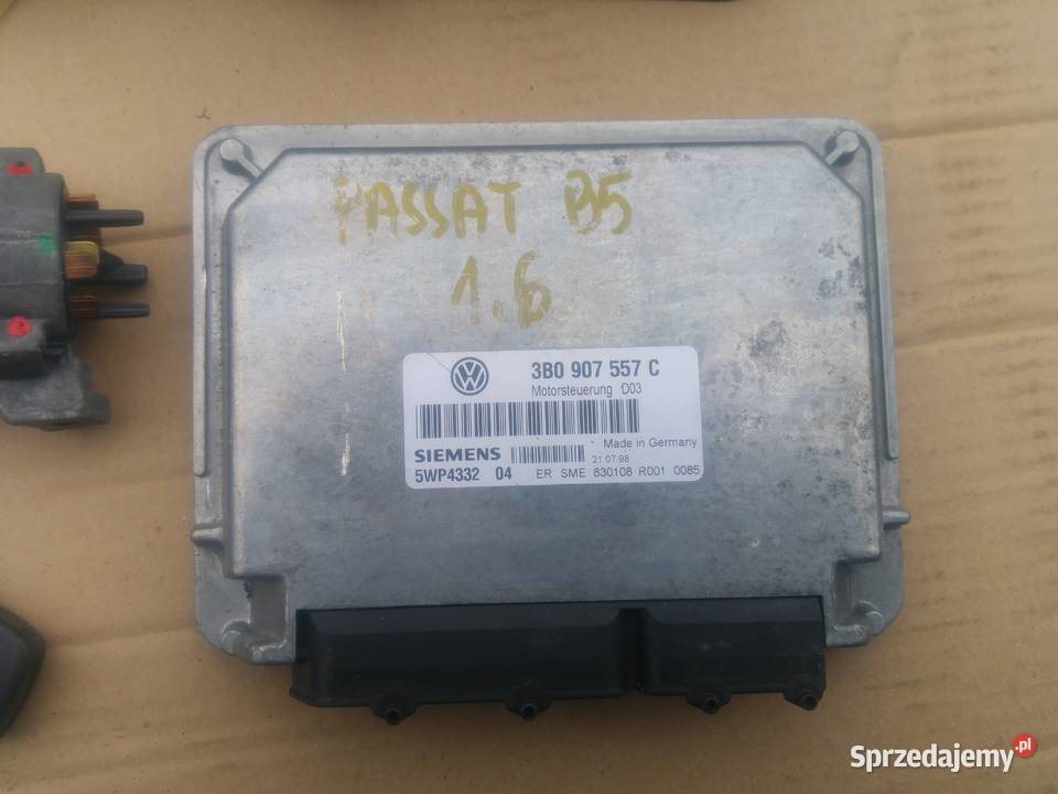 Zestaw startowy komputer 3B0907557C Vw Passat B5 zachodniopomorskie Dębno