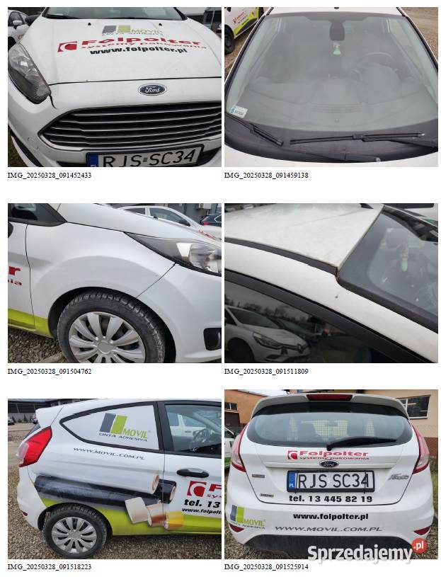 Zarządca sprzeda sciężarowy 35 t Ford Fiesta Jasło