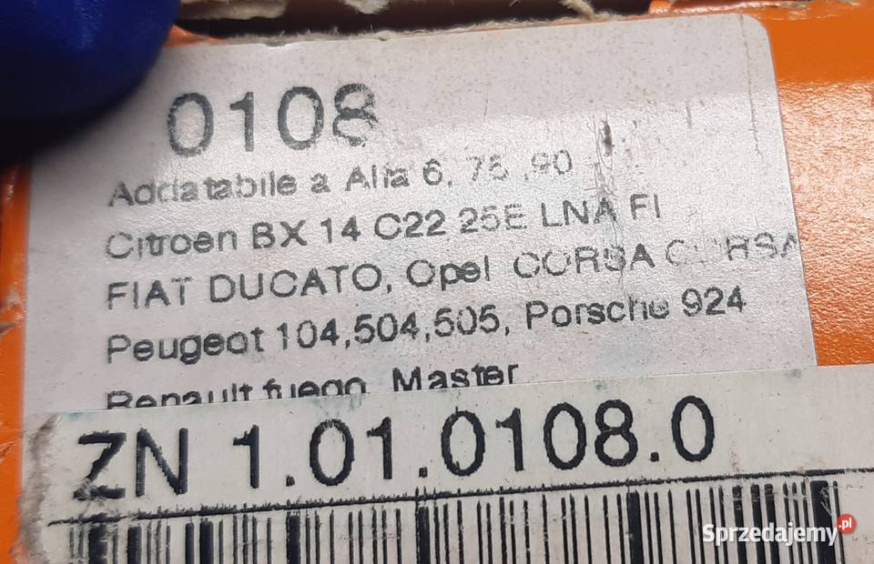 BENDIKS ROZRUSZNIKA ZEN 10101080 osobowe Części samochodowe Mielęcin