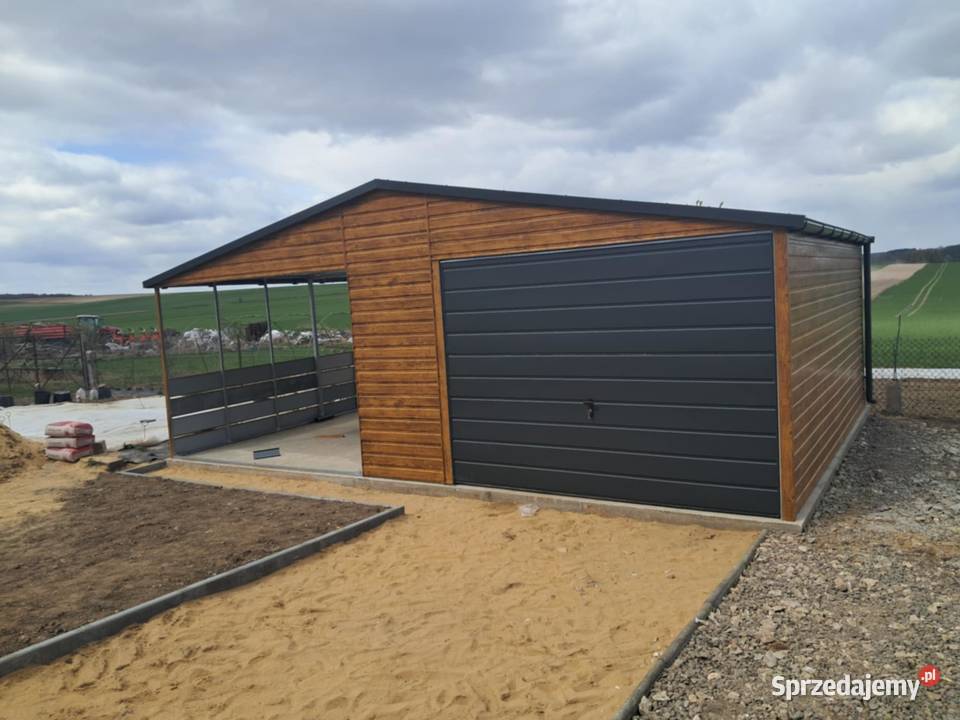 Garaż blaszany wiata Wzmocniony PROFILAMI Kalisz sprzedam