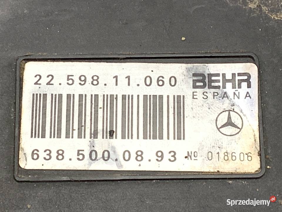 WENTYLATOR CHŁODNICY MERCEDES W639 23 98