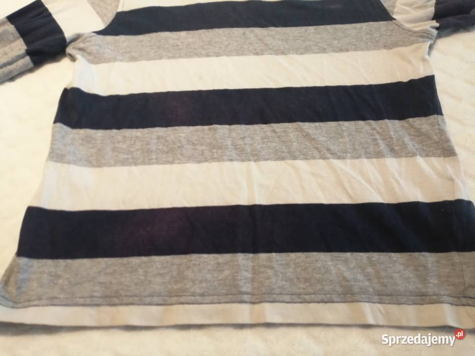 Koszulka chłopięca długi rękaw CA 116 paski C&A Czeladź