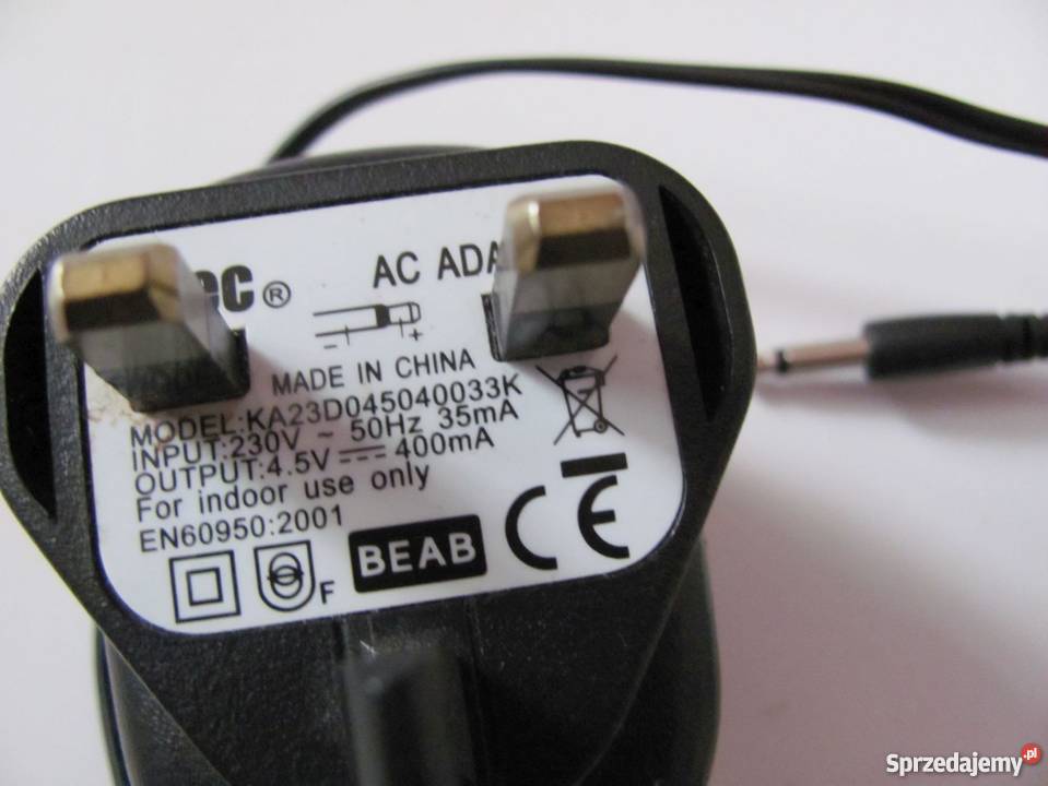 Zasilacz Ktec jack 35 mm 45V 400mA Zamość