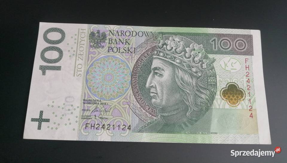 Banknot RADAR przesunięcie druku 7777 5555 9999 Bytom