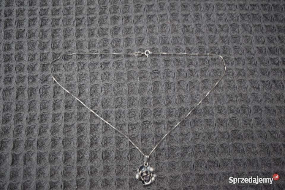 Łańcuszek Srebrny z Zawieszką Dł44 Próba warmińsko-mazurskie Olsztyn
