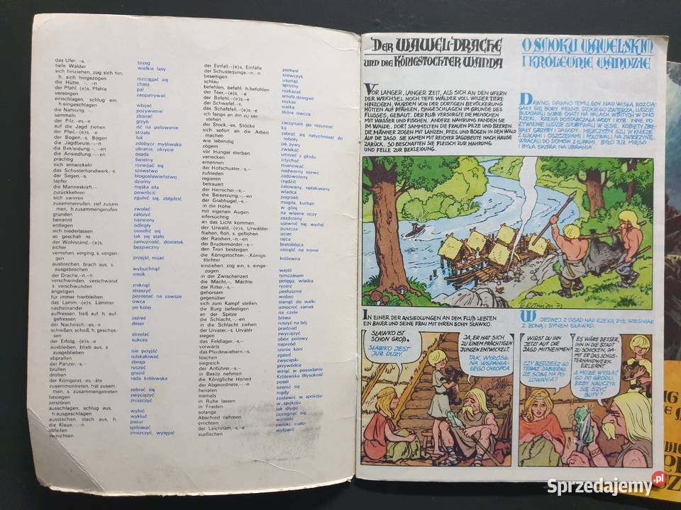 Legendy Polskie 2 dwujęzyczne komiksy niemiecki Komiksy Gdynia