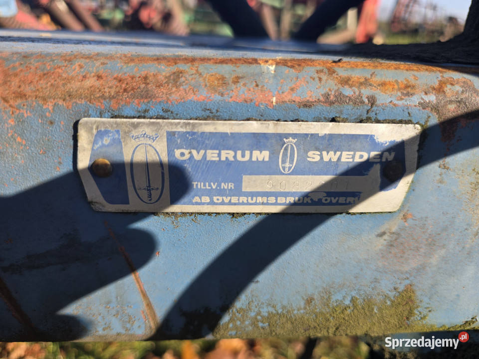 Pług 6 skibowy OVERUM Sweden zabezpieczenia Litwinki sprzedam