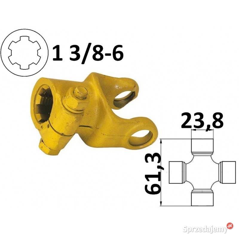 Widłak ciągnikowy 1 386 na krzyżak 238x613 mm