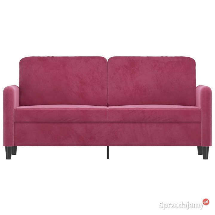 Sofa 2osobowa winna czerwień 140 tapicerowana Warszawa