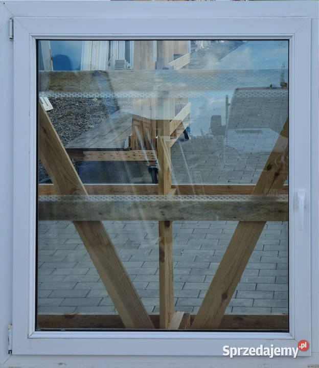 OKNA KacprzaK 124X139 OKNO Używane Plastikowe Okna ścienne Siedlce