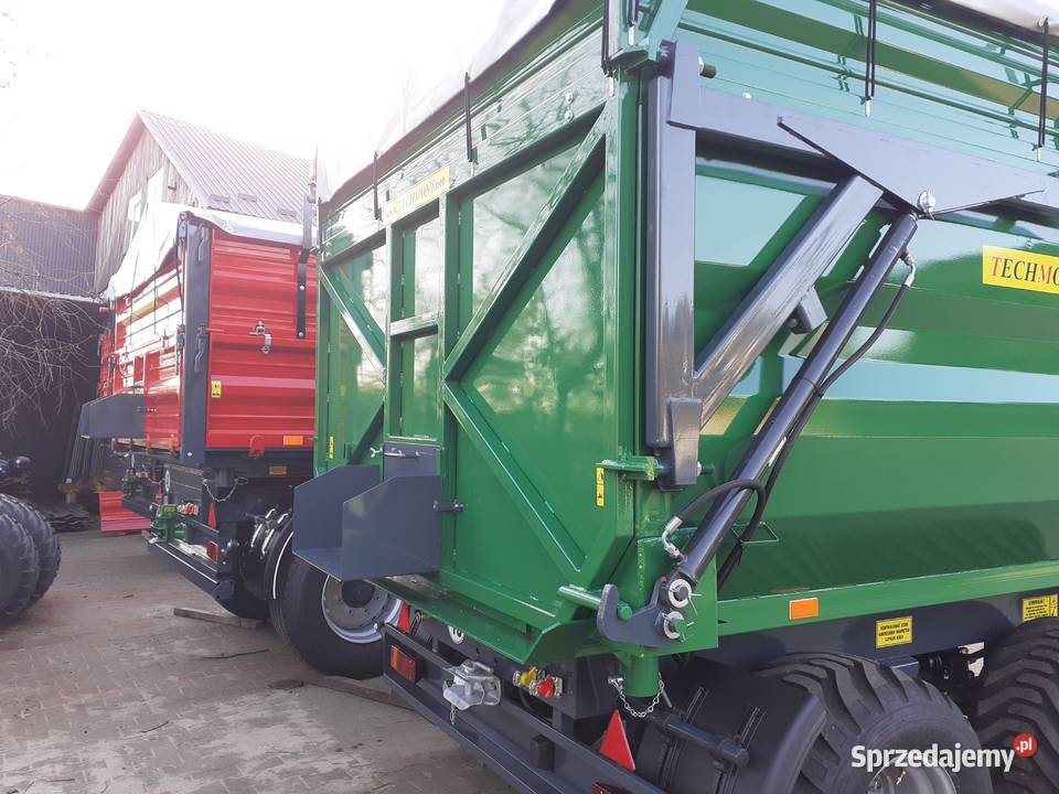 Techmont Przyczepa tandem PTTCW112 12 t nieuszkodzony Białystok