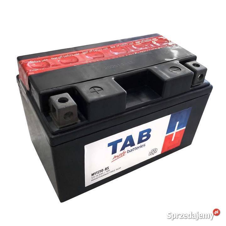 Akumulator motocyklowy TAB YTZ10BS 12V 86Ah 190A Układ elektryczny, zapłon Zakopane sprzedam