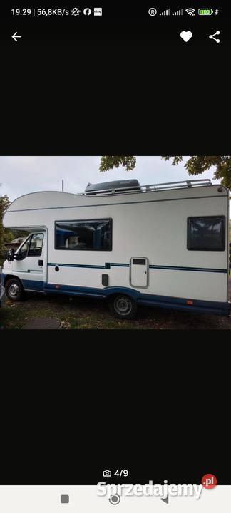 Dutato Fiat 230 kamping Rok produkcji 2000 lubuskie Sława