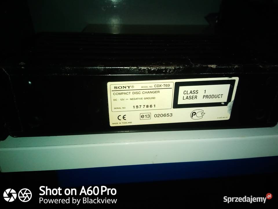 SONY cdxt69 zmieniarka CD na 6 płyt Legnica sprzedam