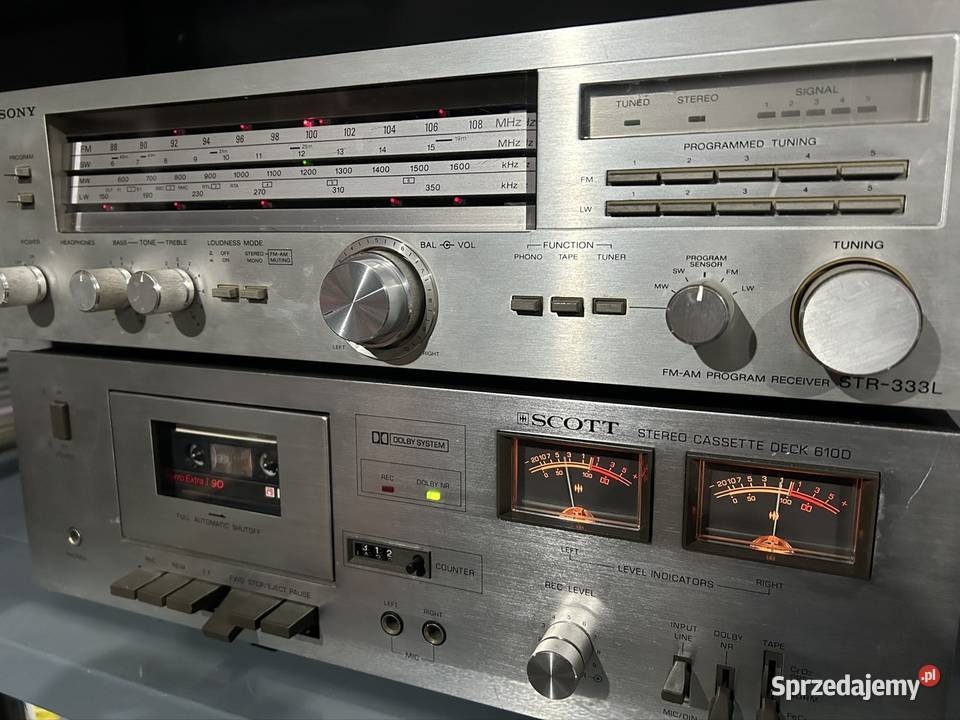 Amplituner plus deck vintage