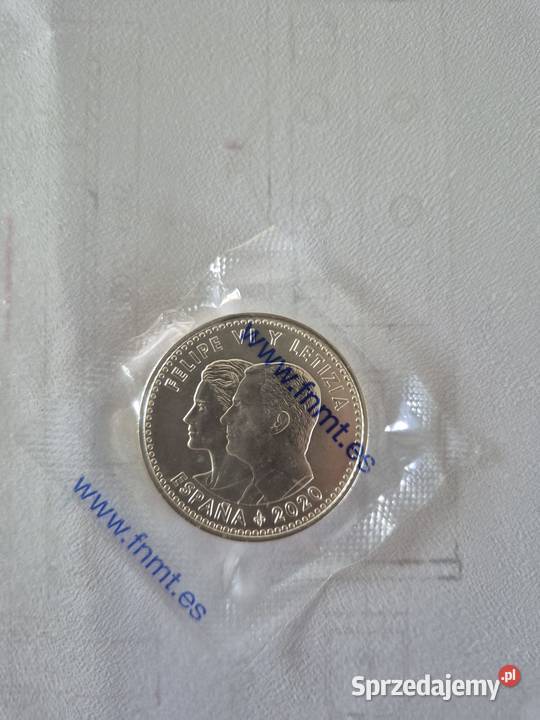 Zestaw 4 monet 30 euro mennica Hiszpania Dębina