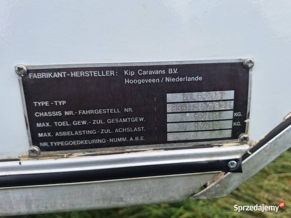 Przyczepa kempingowa KIP Wielowieś