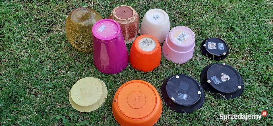 Doniczki osłonki podstawki ceramiczne wszystkie Tuszkowo