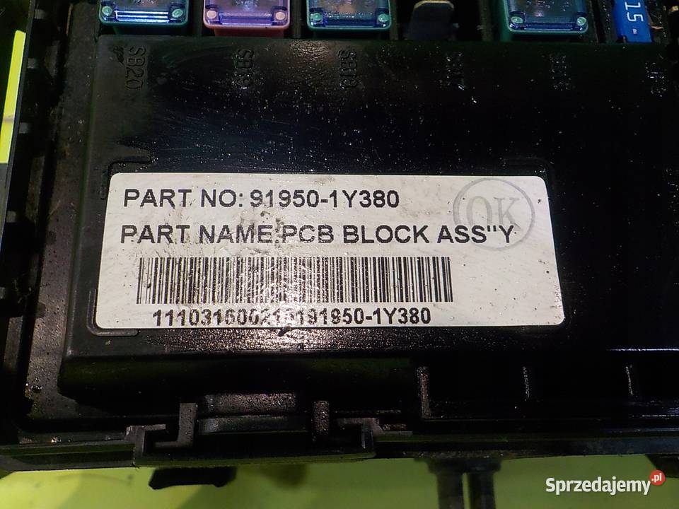 KIA PICANTO II 125 B 11r 5D skrzynka Suków