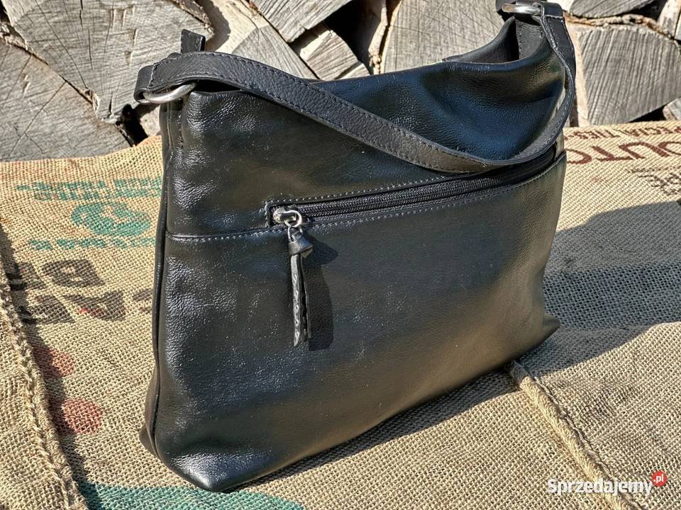 Skórzana torebka hobo w idealnym stanie mazowieckie