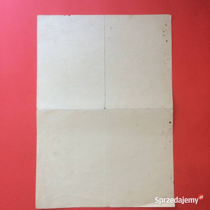 1803 Świadectwo Wykaz Postępów Ostrów Wlkp Szczecin