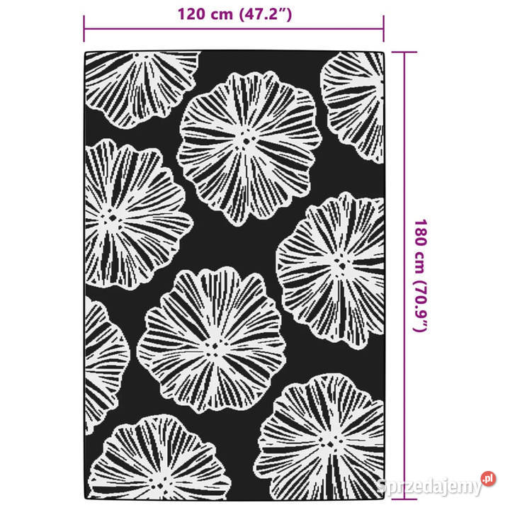 Dywan zewnętrzny zielony 120x180 PP WM368592 Warszawa