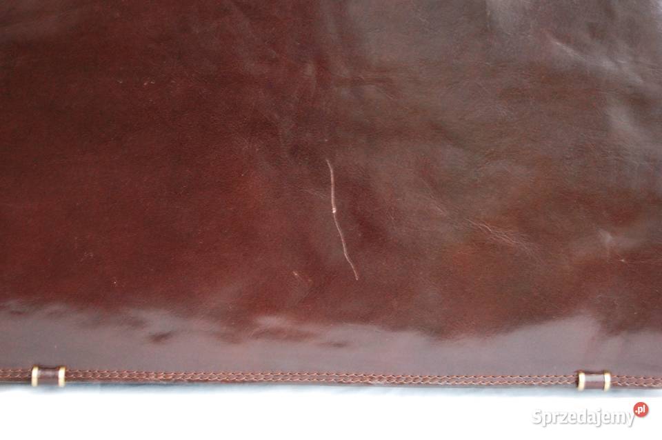 Sagan nowa torba teczka męska skórzana skóra