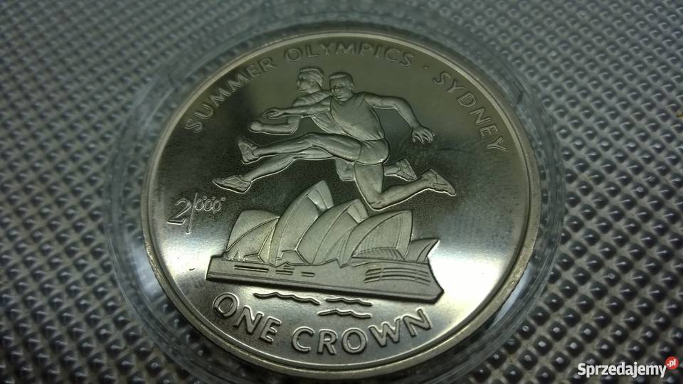 MONETA Wyspa Man 1 korona 1999 mazowieckie Warszawa