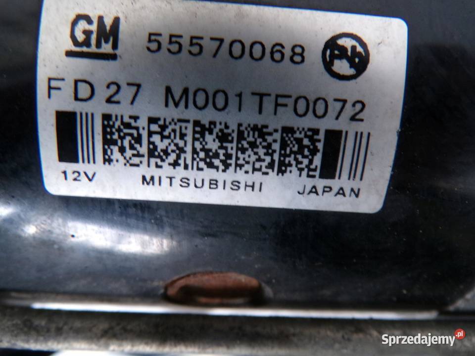 Rozrusznik Opel Astra J IV MOKKA A 16 CDTI kujawsko-pomorskie sprzedam