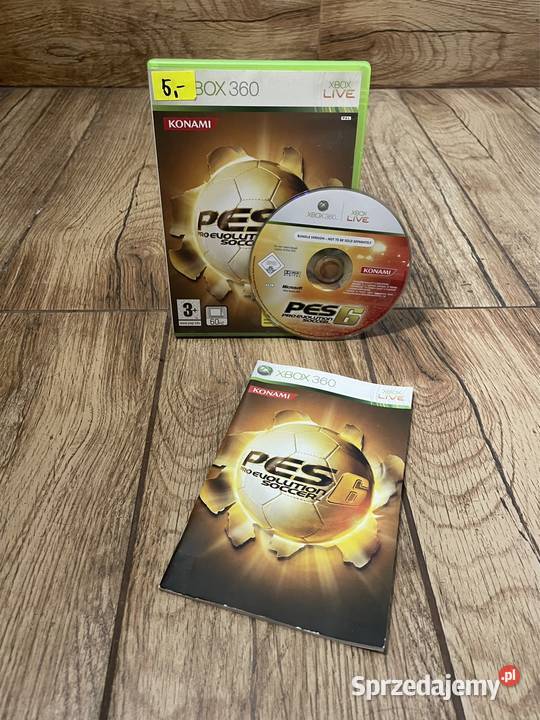 Xbox 360 E 4GB z padem i grami FIFA 07 PES 6 Konsole i automaty Kultura i Rozrywka Jaworzno