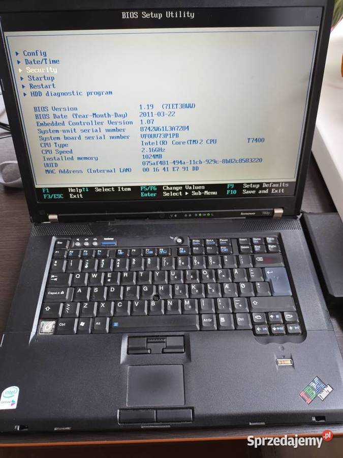 lenovo thinkpad T 60p Dmosin