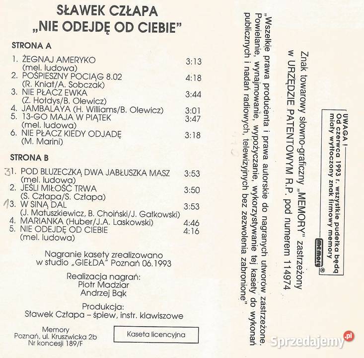 Kasety magnetofonowe Słupca