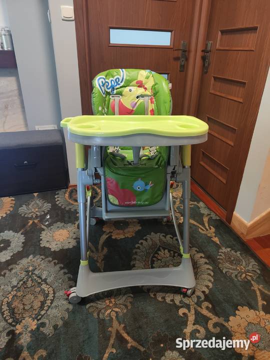 Krzesełko do karmienia Baby Design Pepe z tacą Staniątki