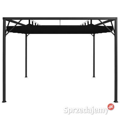 vidaXL Altana ogrodowa ze zwijanym dachem 3x3 m