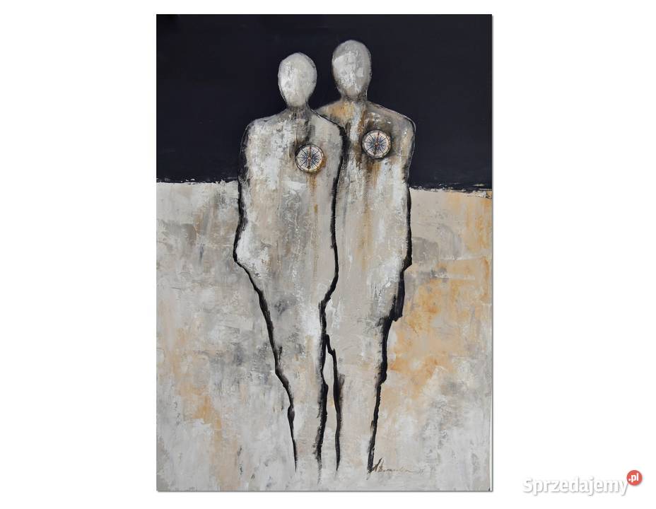 Busola ma postacie obraz ręcznie malowany Malbork sprzedam