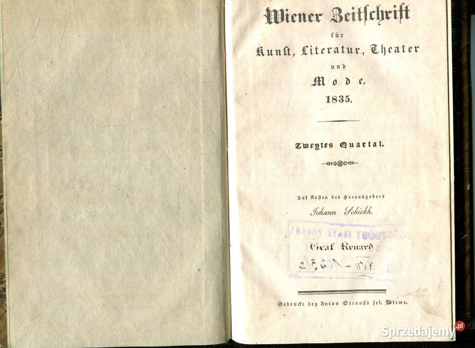 Wiener Zeitschrift fur Kunst Literatur Theater zachodniopomorskie Szczecin