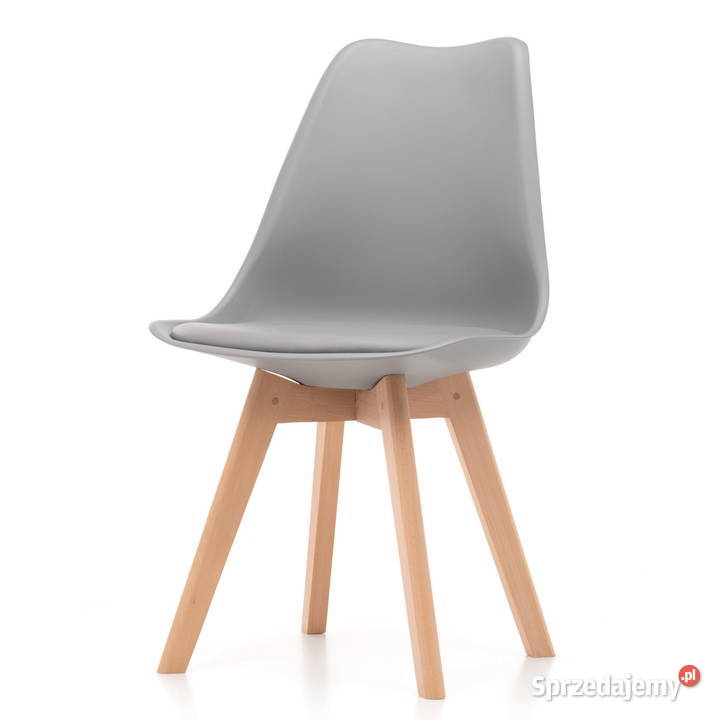 Szare Krzesło Dublin Z Poduszką Szarą Wysyłka Tarchały Małe