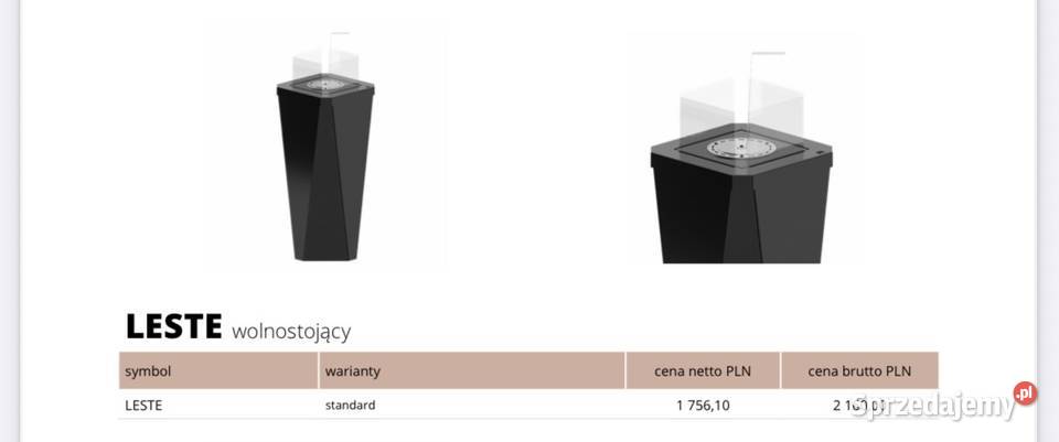 LESTE lekkość formy i ognisty spektakl w Twoim sprzedam