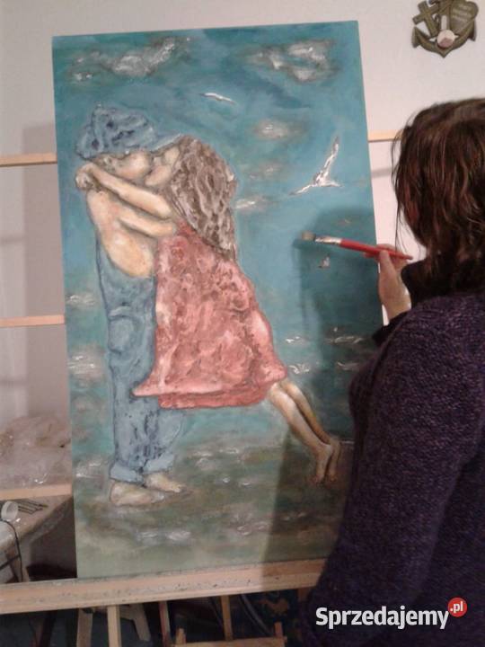 Płaskorzeźba malowana z gipsu Dekoracje i ozdoby Kraków sprzedam