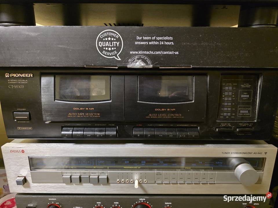 Wzmacniacz Foinica tuner Unitra gramofon Brnard Łomża