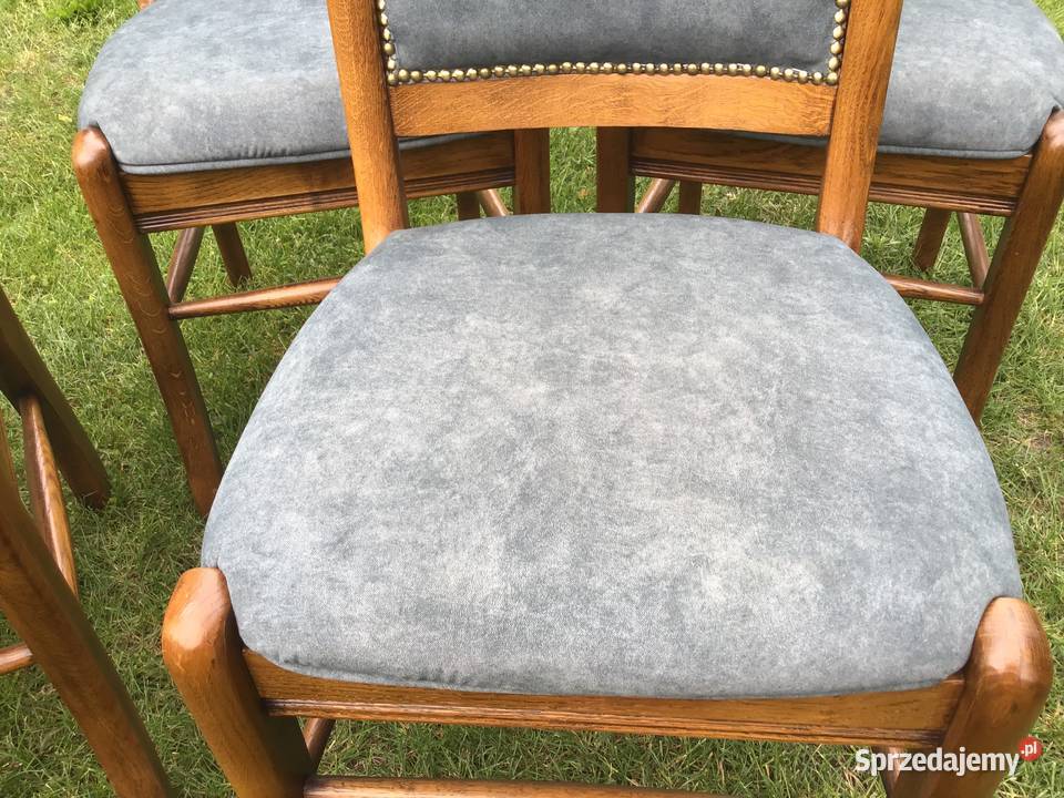 Przepiękny stary stół plus krzesła renowacji Wieruszów sprzedam