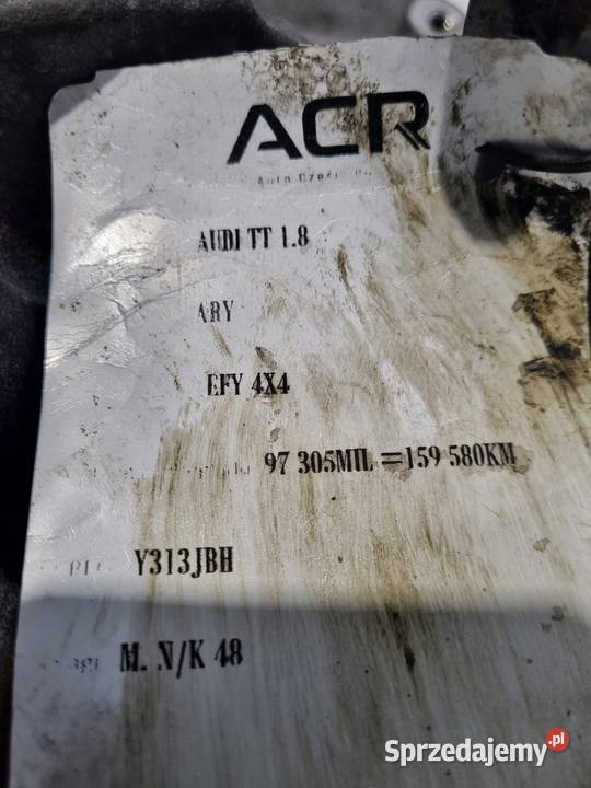SKRZYNIA BIEGÓW Audi TT 8N A3 8L Seat Leon 18 T osobowe Skrzynie biegów manualne lubelskie Chełm