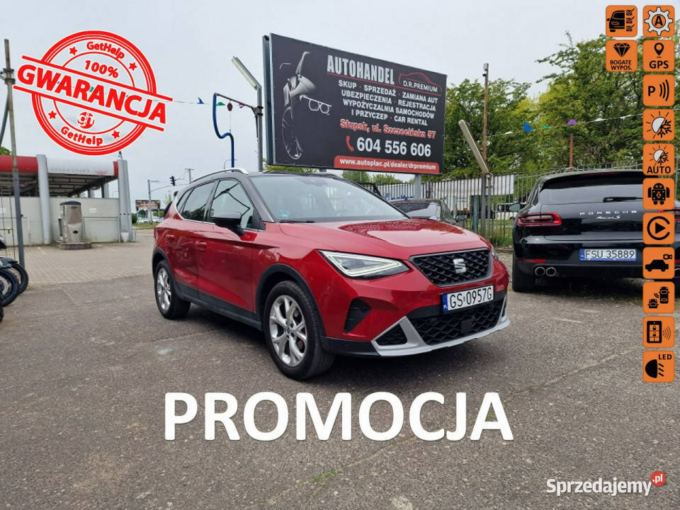 Seat Arona 10 Benzyna 110 FRLine DSG Full LED immobilizer Słupsk
