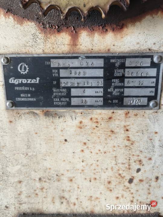 Sadzarka do ziemniaków czeska Agrozet SA2074 Olszowa