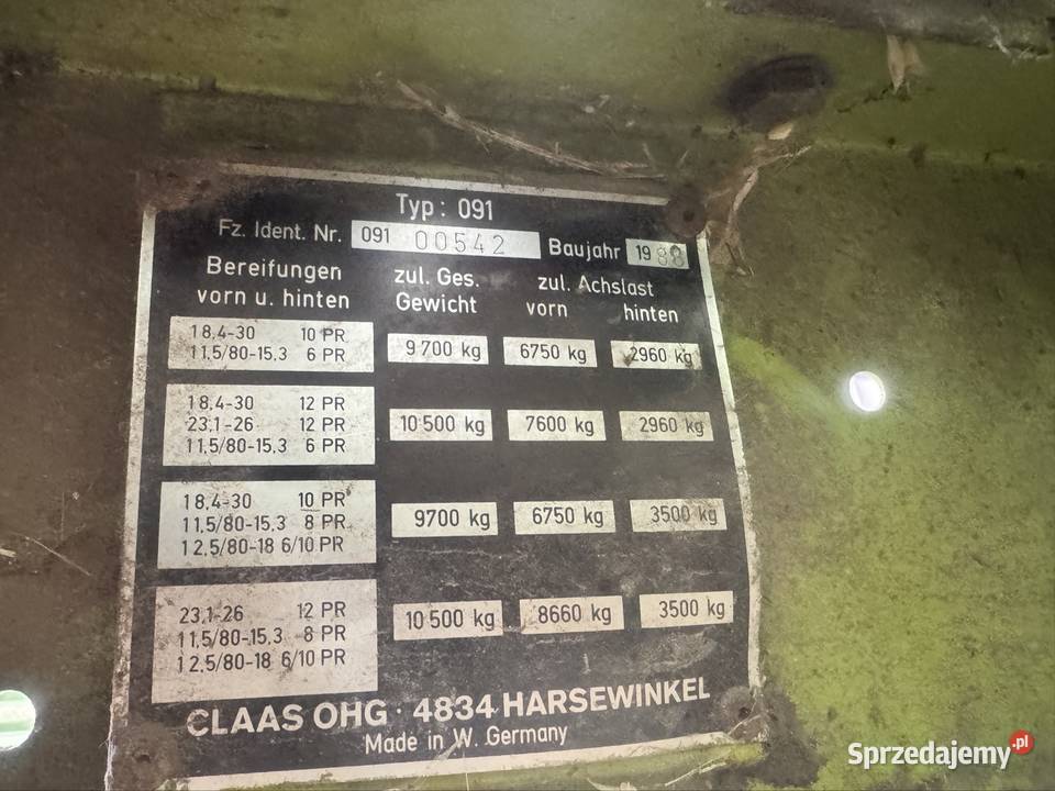 Class Dominator 78s 36 heder nieuszkodzony Chmielnik