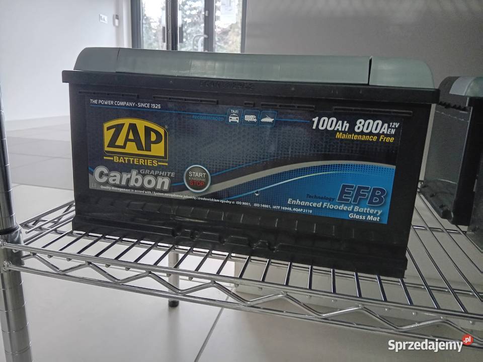 Akumulator ZAP CARBON EFB STARTSTOP 100Ah 800A Akumulatory sprzedam