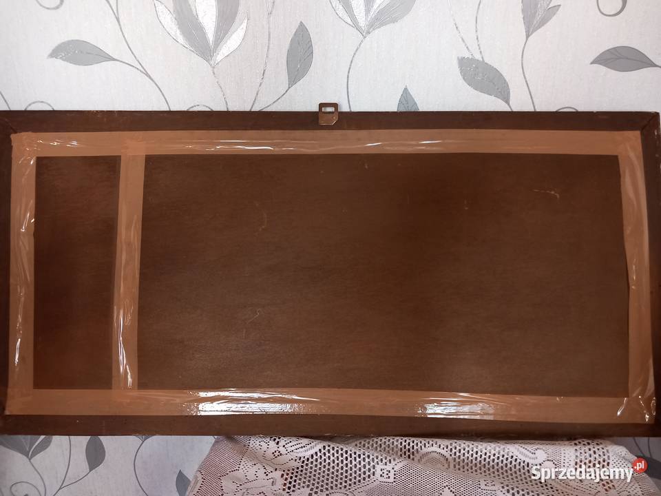 stary obraz olejny duży 635x131 łódzkie Łódź